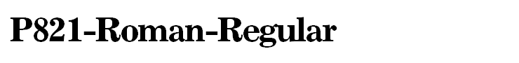 P821-Roman-Regular