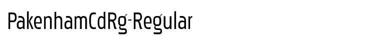 PakenhamCdRg-Regular