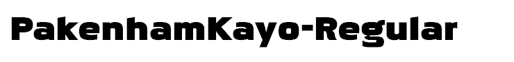 PakenhamKayo-Regular