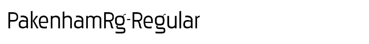 PakenhamRg-Regular