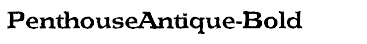 PenthouseAntique-Bold
