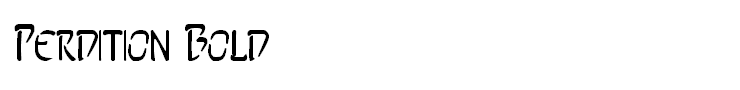 Perdition Bold