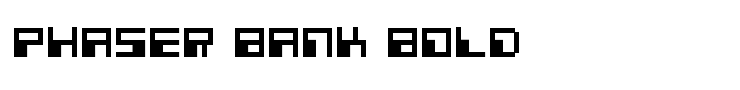 Phaser Bank Bold