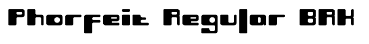 Phorfeit Regular BRK