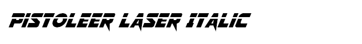 Pistoleer Laser Italic