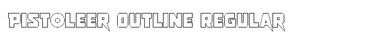 Pistoleer Outline Regular