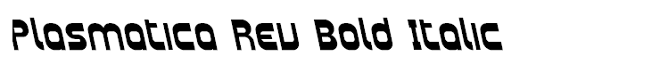 Plasmatica Rev Bold Italic