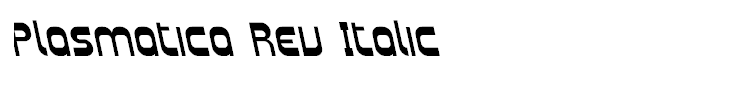Plasmatica Rev Italic
