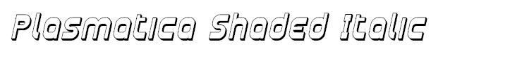 Plasmatica Shaded Italic