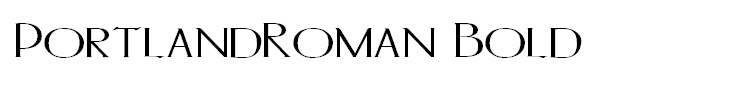 PortlandRoman Bold