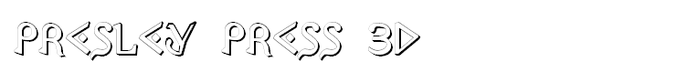 Presley Press 3D