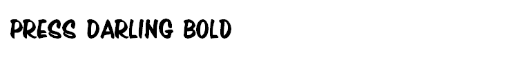 Press Darling Bold