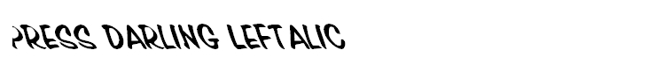 Press Darling Leftalic