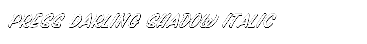 Press Darling Shadow Italic