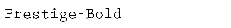 Prestige-Bold