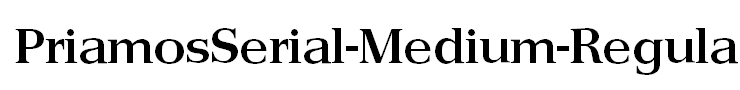 PriamosSerial-Medium-Regular