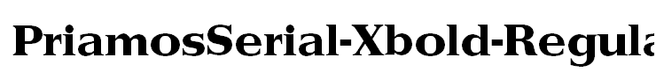 PriamosSerial-Xbold-Regular