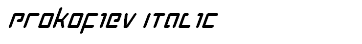 Prokofiev Italic