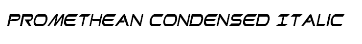 Promethean Condensed Italic