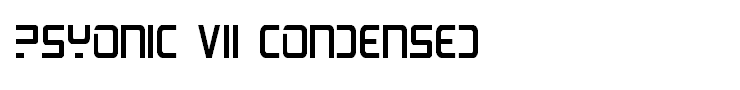 PsYonic VII Condensed