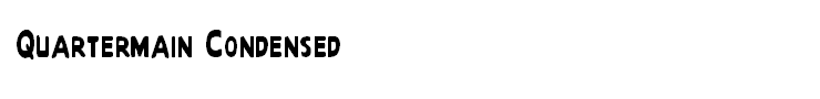 Quartermain Condensed