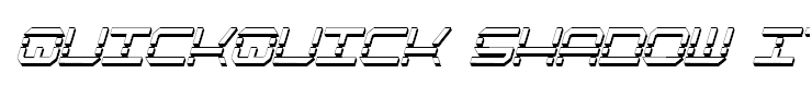 QuickQuick Shadow ItalCondensed