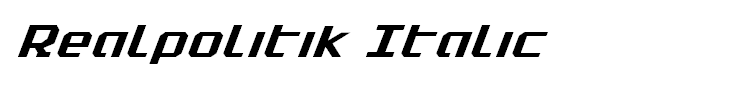 Realpolitik Italic
