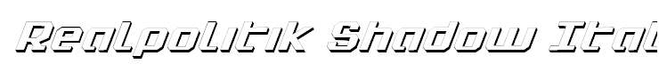 Realpolitik Shadow Italic