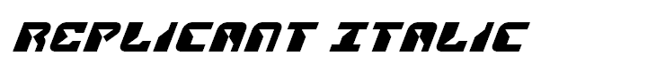 Replicant Italic
