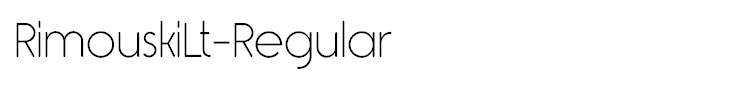 RimouskiLt-Regular