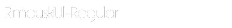 RimouskiUl-Regular