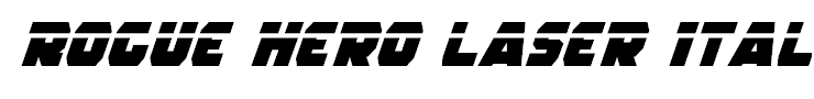 Rogue Hero Laser Italic