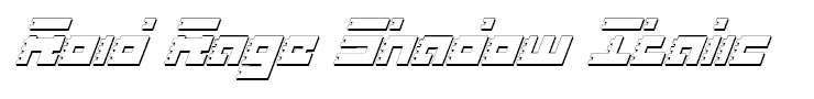 Roid Rage Shadow Italic