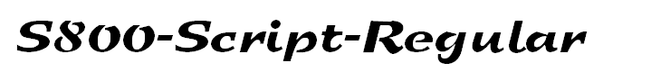 S800-Script-Regular