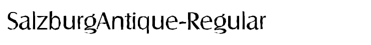 SalzburgAntique-Regular