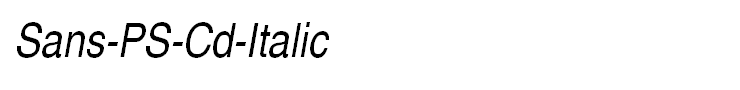 Sans-PS-Cd-Italic