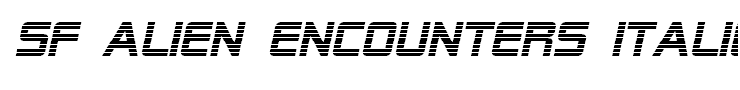 SF Alien Encounters Italic