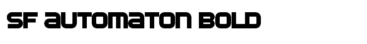 SF Automaton Bold