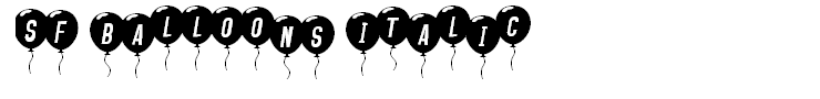 SF Balloons Italic