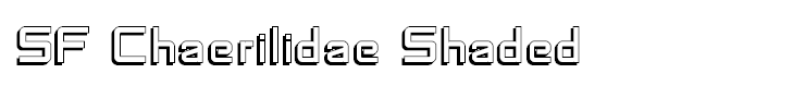 SF Chaerilidae Shaded