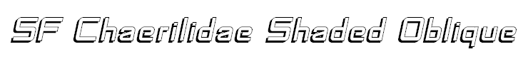 SF Chaerilidae Shaded Oblique