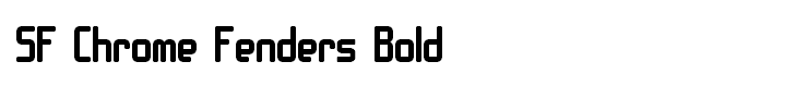 SF Chrome Fenders Bold
