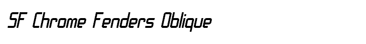 SF Chrome Fenders Oblique