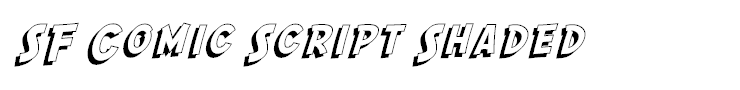SF Comic Script Shaded
