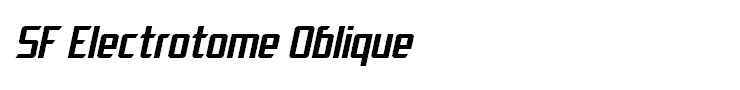 SF Electrotome Oblique