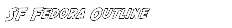 SF Fedora Outline