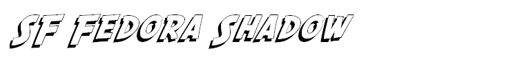 SF Fedora Shadow
