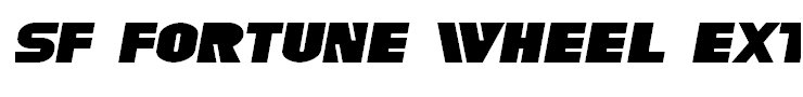 SF Fortune Wheel Extended Italic