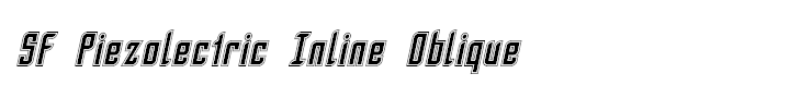 SF Piezolectric Inline Oblique