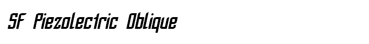 SF Piezolectric Oblique